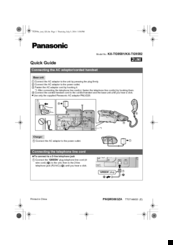 Panasonic KX-TG9581 Manuals | ManualsLib