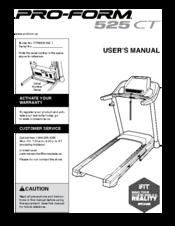 proform 525 ct treadmill