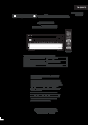 Onkyo TX SR875 - AV Receiver Manuals | ManualsLib