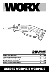Worx WG894E.9 Manuals | ManualsLib