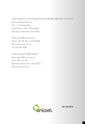 oricom secure 910