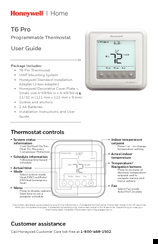 Honeywell T6 Pro Thermostat User Manual