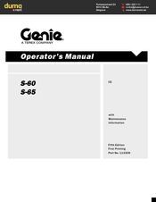 Genie S-65 Manuals | ManualsLib