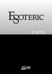 Esoteric P 02x Manuals Manualslib