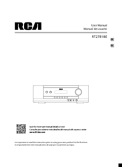 Rca RT2781 Manuals | ManualsLib