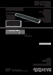 Sony SA-CT780 Manuals | ManualsLib