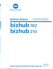 Konica Minolta Bizhub 210 Manuals Manualslib