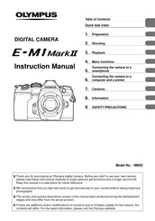 Olympus E M1 Mark Ii Manuals Manualslib