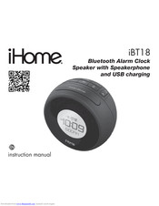 Ihome iBT18 Manuals | ManualsLib