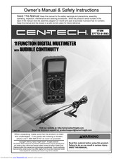 How To Use A Cen Tech Digital Multimeter 61593