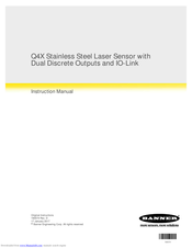 Banner Q4x Series Manuals