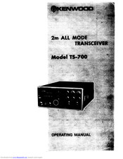 Kenwood TS-700 Manuals