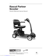Electric Mobility Euro Limited Rascal Partner Manuals Manualslib