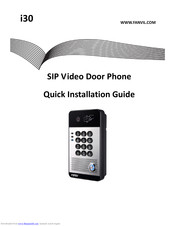 Fanvil I30 Video Doorphone With 2 Sip Lines And Poe