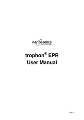 Nanosonics Trophon EPR Manuals