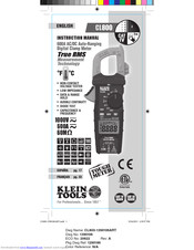 Klein tools CL700 Manuals | ManualsLib