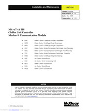Mcquay MicroTech II Manuals | ManualsLib