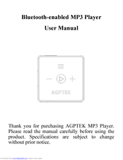 Agptek a02 Manuals | ManualsLib