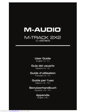 M Audio M Track 2x2m Manuals Manualslib