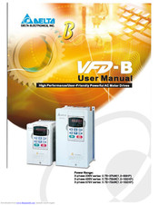 Delta Vfd B User Manual Pdf Download Manualslib
