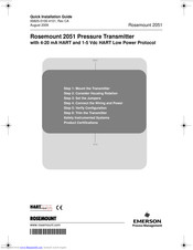 Emerson Rosemount 2051 Manuals | ManualsLib