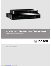 Bosch Divar 2000 Installation Manual Pdf Download