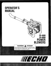 Echo PB-6000 Manuals | ManualsLib
