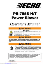 Echo PB-770T Manuals | ManualsLib