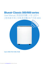 Blueair Classic 605 Manuals