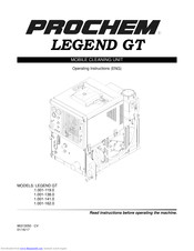 Prochem LEGEND GT Manuals | ManualsLib