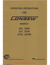 Consew 227 Manuals