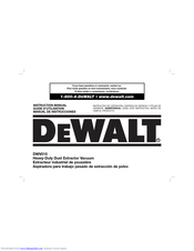 Dewalt DWV010 Manuals | ManualsLib