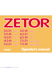 Zetor 5745 Manual