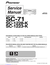 Pioneer Elite SC-71 Manuals