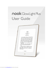 Nook GlowLight Plus Manuals