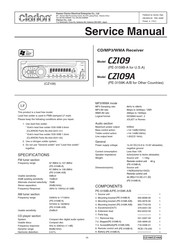 Clarion Cz102 Wiring Diagram from data2.manualslib.com