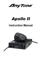 Anytone Apollo Ii Instruction Manual Pdf Download Manualslib