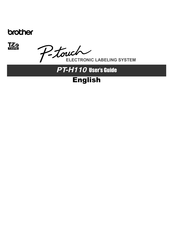 Brother pt-h100 user manual