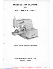 Brother CB3-B913 Manuals | ManualsLib