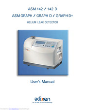 Adixen ASM GRAPH Manuals | ManualsLib