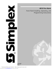 Simplex 4010 Manuals | ManualsLib