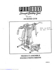 Parabody 350 HOME GYM Manuals | ManualsLib