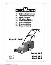 Wolf Garten Esprit 32 E Manuals