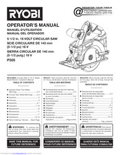 Ryobi P505 Manuals | ManualsLib