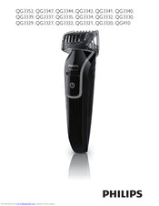 philips norelco multigroom qg3330 manual