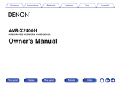 Denon AVR-S730H Manuals | ManualsLib