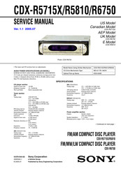 Sony Cdx R5715x Service Manual Pdf - Sony Cdx R30m Wiring Diagram Sony Cdx R5715x Service Manual Pdf - Sony Cdx R30m Wiring Diagram