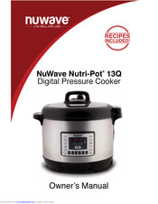 Nuwave Nutri Po 13q Owner S Manual Pdf Download