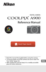 Nikon COOLPIX A900 Manuals | ManualsLib