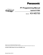 Panasonic KX-NS700 Manuals | ManualsLib